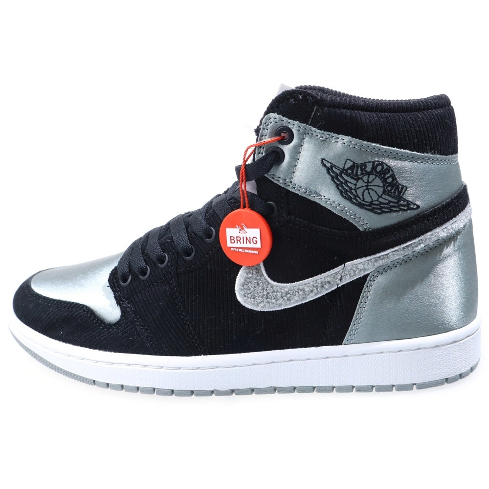 NIKE(ナイキ) ×ALEALI MAY AIR JORDAN 1 RETRO HIGH AJ5991-062 アレイリ・メイ エアジョーダン1 レトロ ハイカットスニーカー US9.5/27.5cm ブラック/グレー