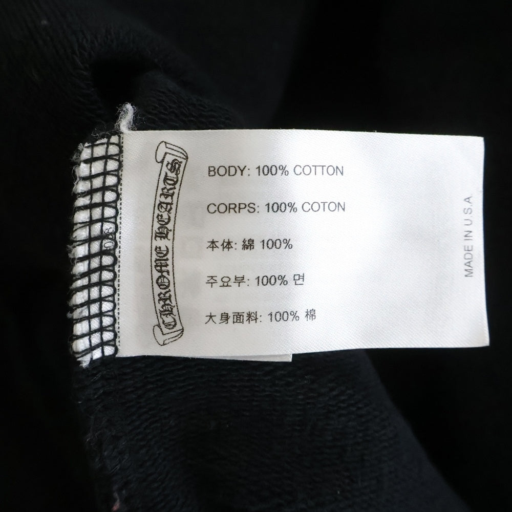 CHROME HEARTS(クロムハーツ) Graveyard グレイブヤード 総柄セメタリー アームフローラル プルオーバーパーカー ブラック