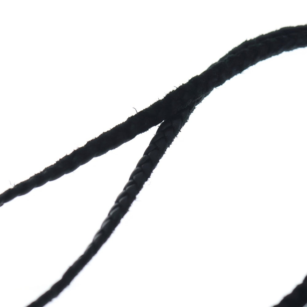 CHROME HEARTS(クロムハーツ) FILIG CROSS-XS w/SPIKE LEATHER BRAID