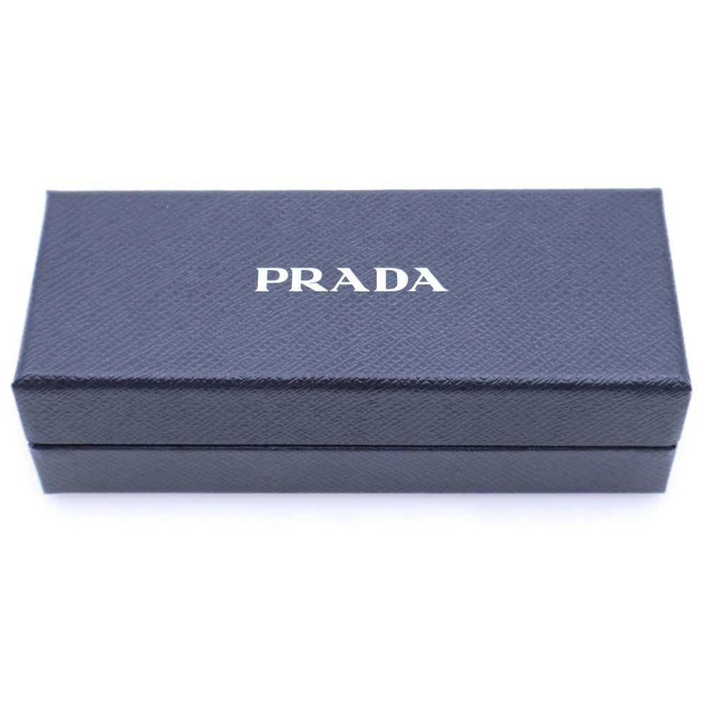 PRADA(プラダ) サフィアーノレザー トライアングルロゴ キーリング