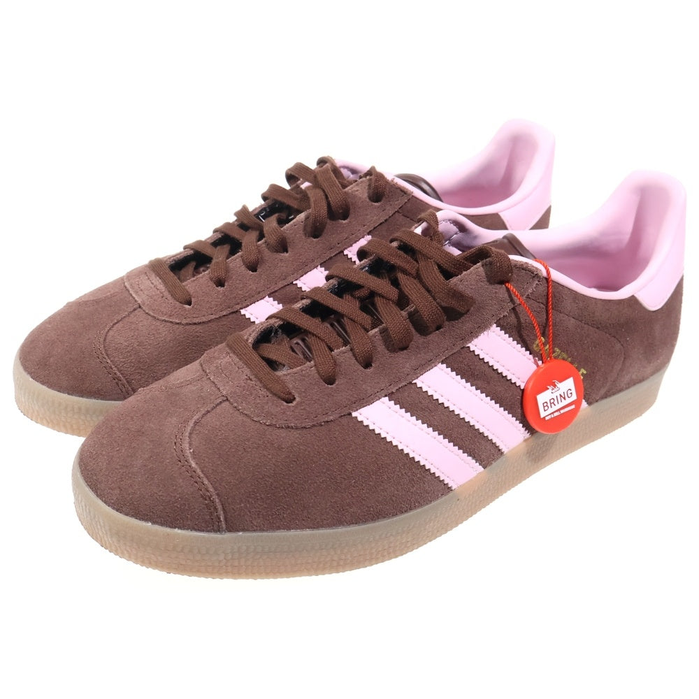 adidas(アディダス) Gazelle JH5666 ガゼル ローカットスニーカー US8.5/26.5cm ブラウン/ピンク