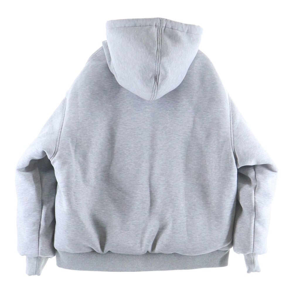 SUPREME(シュプリーム) 24AW ×THE NORTH FACE Down Filled Zip Up Hooded Sweatshirt ダウン フルジップアップ フーディー グレー
