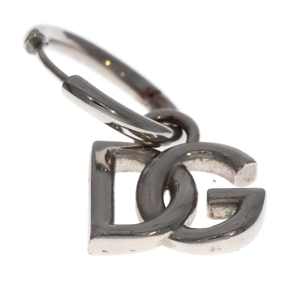 DOLCE & GABBANA(ドルチェアンドガッバーナ) DGロゴ フープピアス シルバー WEO5L2W111187655 レディース