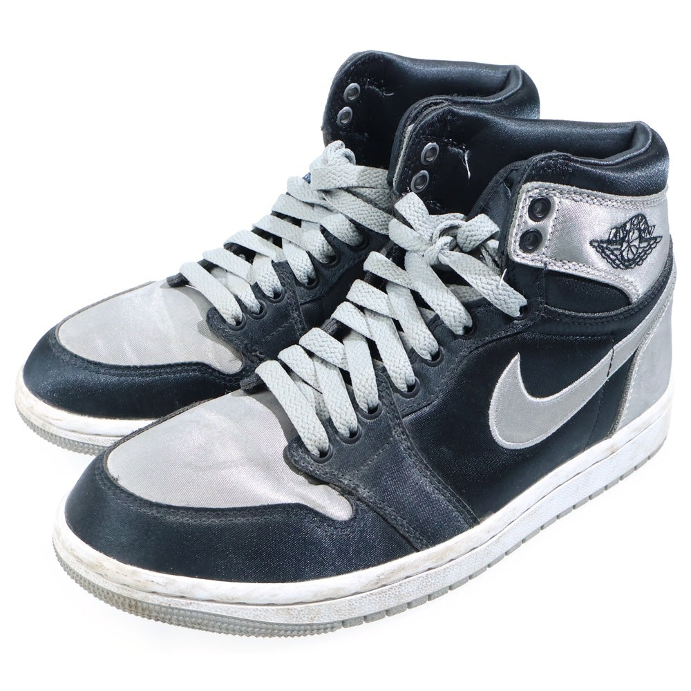 NIKE(ナイキ) WMNS AIR JORDAN 1 RETRO HIGH OG SATIN SHADOW FD4810-010 ウィメンズ エアジョーダン1 レトロ サテンシャドウ ハイカットスニーカー US6/23.0cm レディース