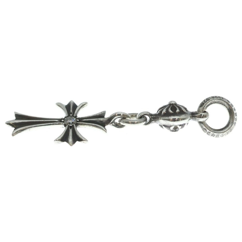 CHROME HEARTS(クロムハーツ) 1B TNY CH CRS 1DIA 1ボール タイニー CHクロス 1ダイヤ チャーム ペンダントトップ シルバー