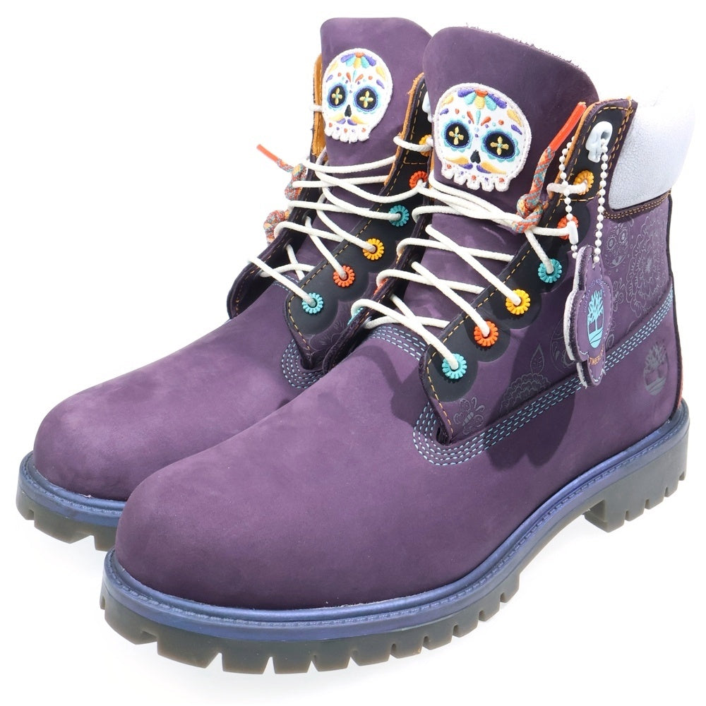 Timberland(ティンバーランド) ディア デ ムエルトス 死者の日 ブーツ US9/27.0cm TB 0A41MW EJJ パープル