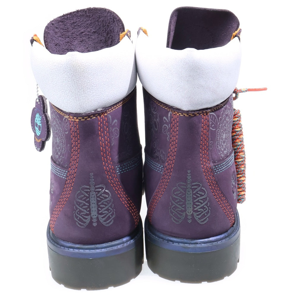 Timberland(ティンバーランド) ディア デ ムエルトス 死者の日 ブーツ US9/27.0cm TB 0A41MW EJJ パープル