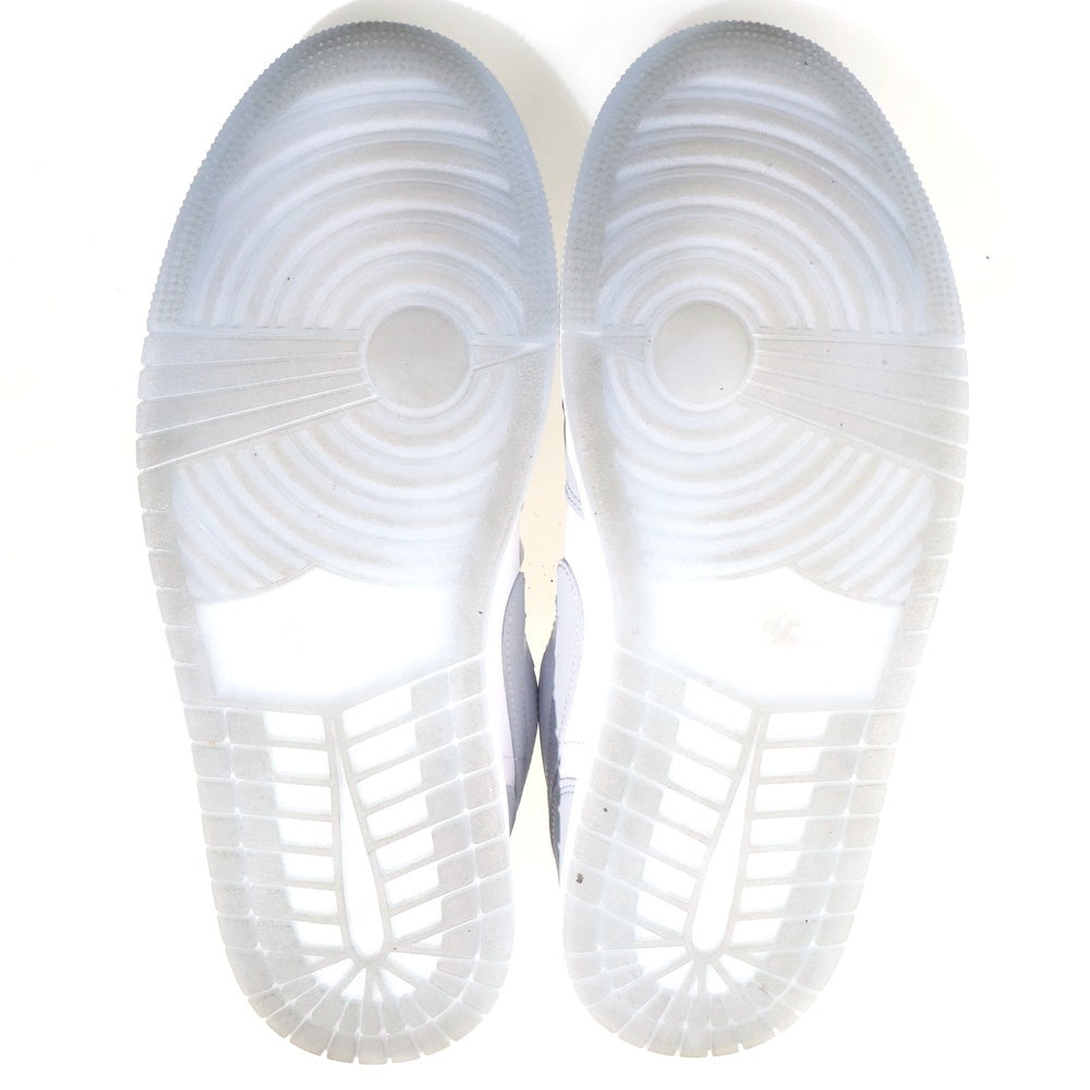 NIKE(ナイキ) WMNS AIR JORDAN 1 LOW DC0774-105 ウィメンズ エアジョーダン1 ウルフグレー ローカットスニーカー US10/27.0cm グレー/ホワイト