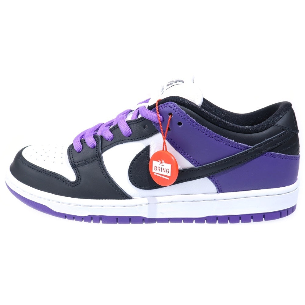 NIKE SB(ナイキエスビー) DUNK LOW PRO COURT PURPLE BQ6817-500 ダンク コートパープル ローカットスニーカー US9.5/27.5cm パープル