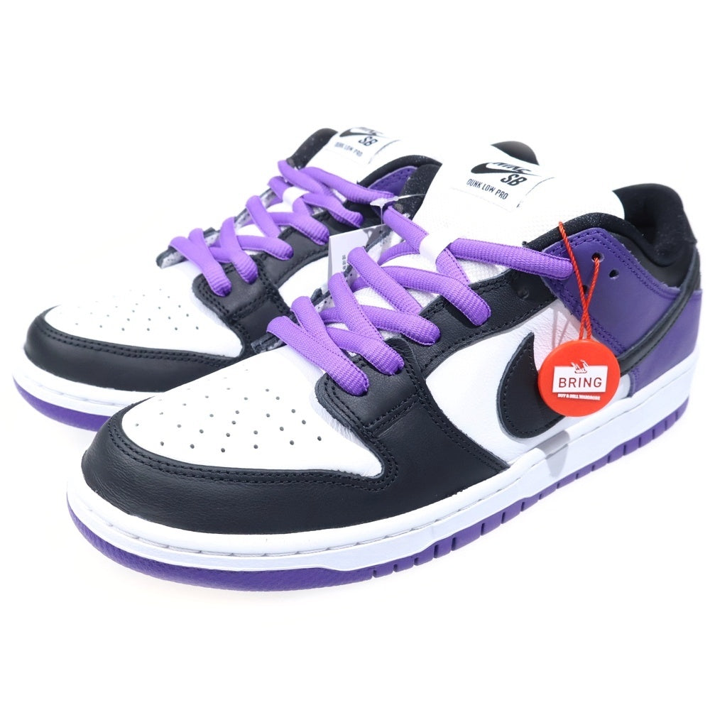 NIKE SB(ナイキエスビー) DUNK LOW PRO COURT PURPLE BQ6817-500 ダンク コートパープル ローカットスニーカー US9.5/27.5cm パープル