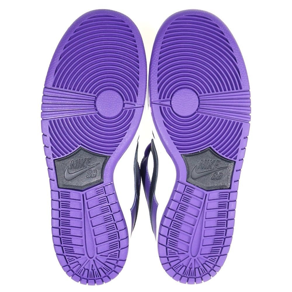 NIKE SB(ナイキエスビー) DUNK LOW PRO COURT PURPLE BQ6817-500 ダンク コートパープル ローカットスニーカー US9.5/27.5cm パープル