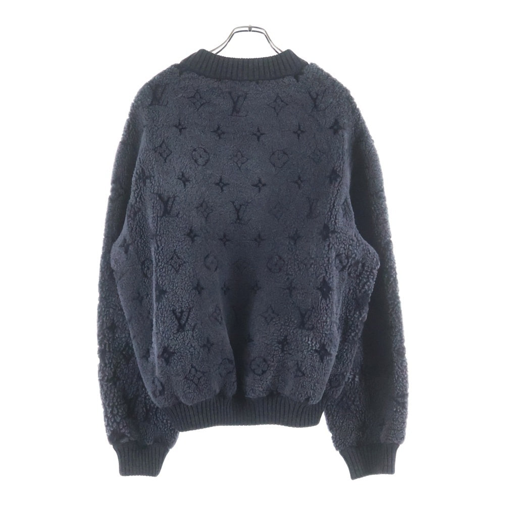 LOUIS VUITTON(ルイヴィトン) モノグラムシャーリングボアクルーネックスウェットトレーナー HHL77WRDA ブラック