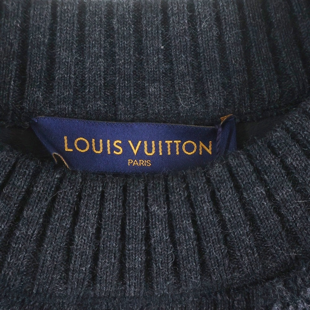 LOUIS VUITTON(ルイヴィトン) モノグラムシャーリングボアクルーネックスウェットトレーナー HHL77WRDA ブラック