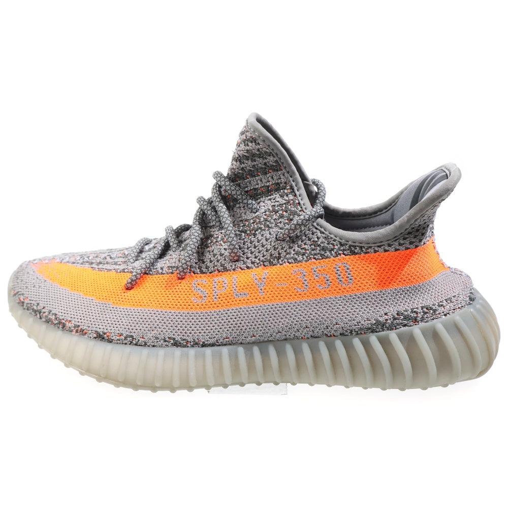 adidas(アディダス) YEEZY BOOST 350 V2 BELUGA REFLECTIVE イージーブースト リフレクターローカットスニーカー ベルーガ リフレクティブ US9.5/27.5cm GW1229 グレー/オレンジ