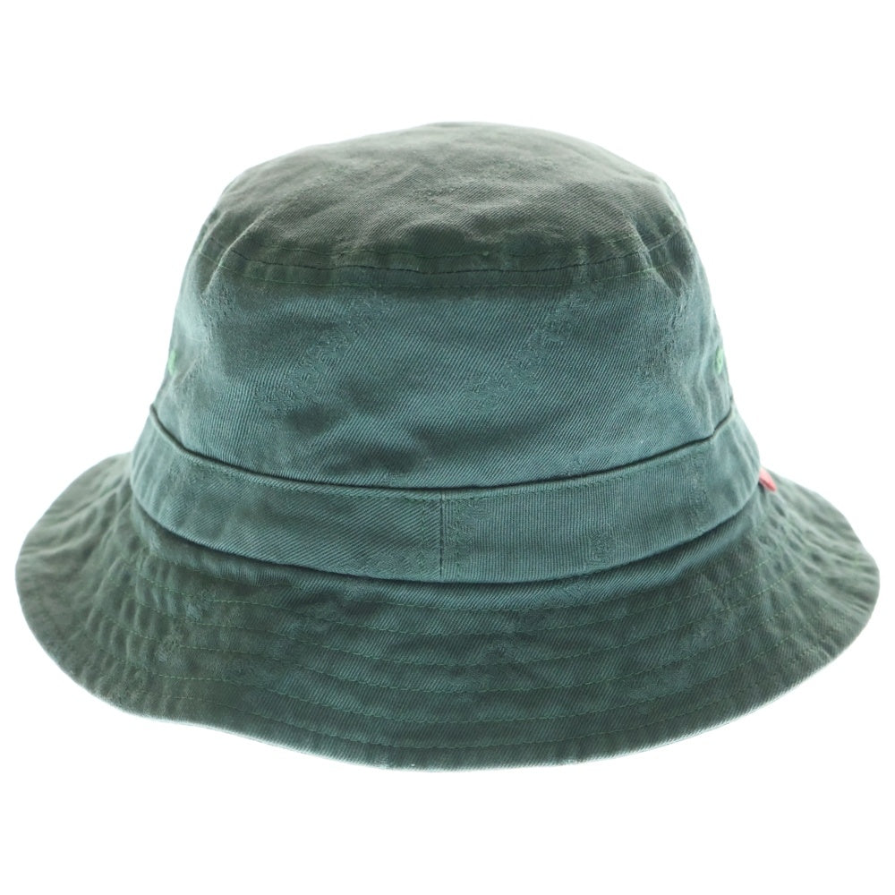SUPREME(シュプリーム) 19AW Jacquard Logos Twill Crusher ジャガードロゴツイルクラッシャー バケットハット 帽子 グリーン