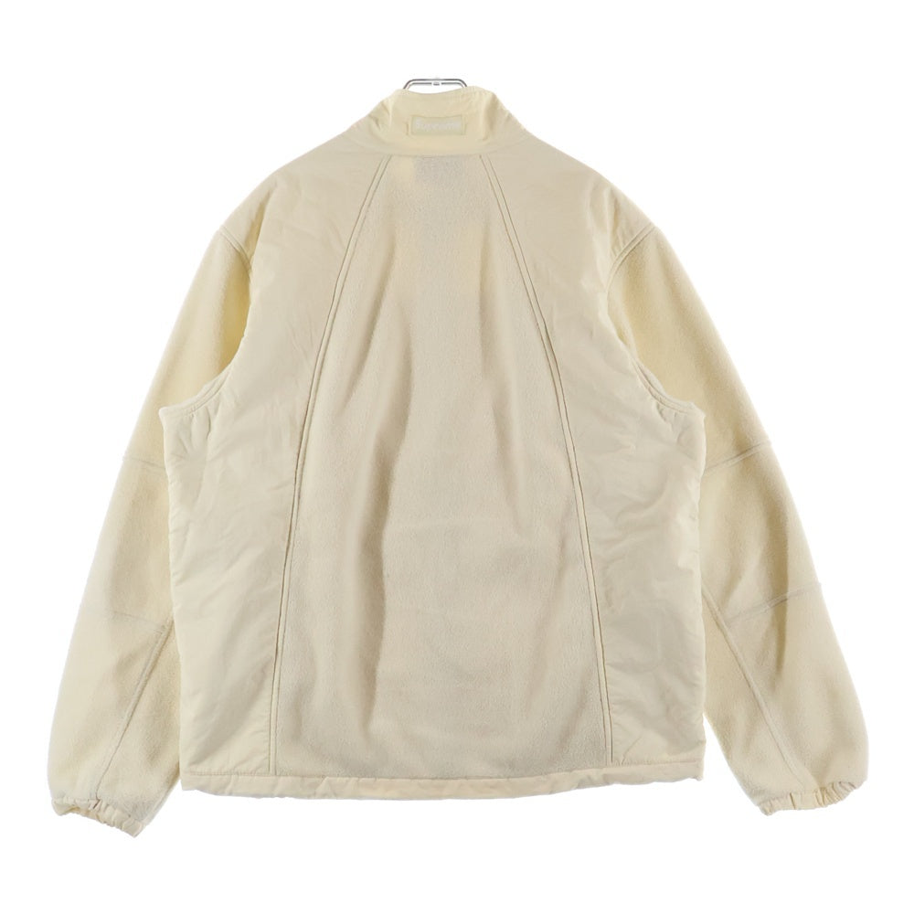 SUPREME(シュプリーム) 22AW Polartec Zip Up Jacket ポーラテックジップアップジャケット フリース 切替アイボリー