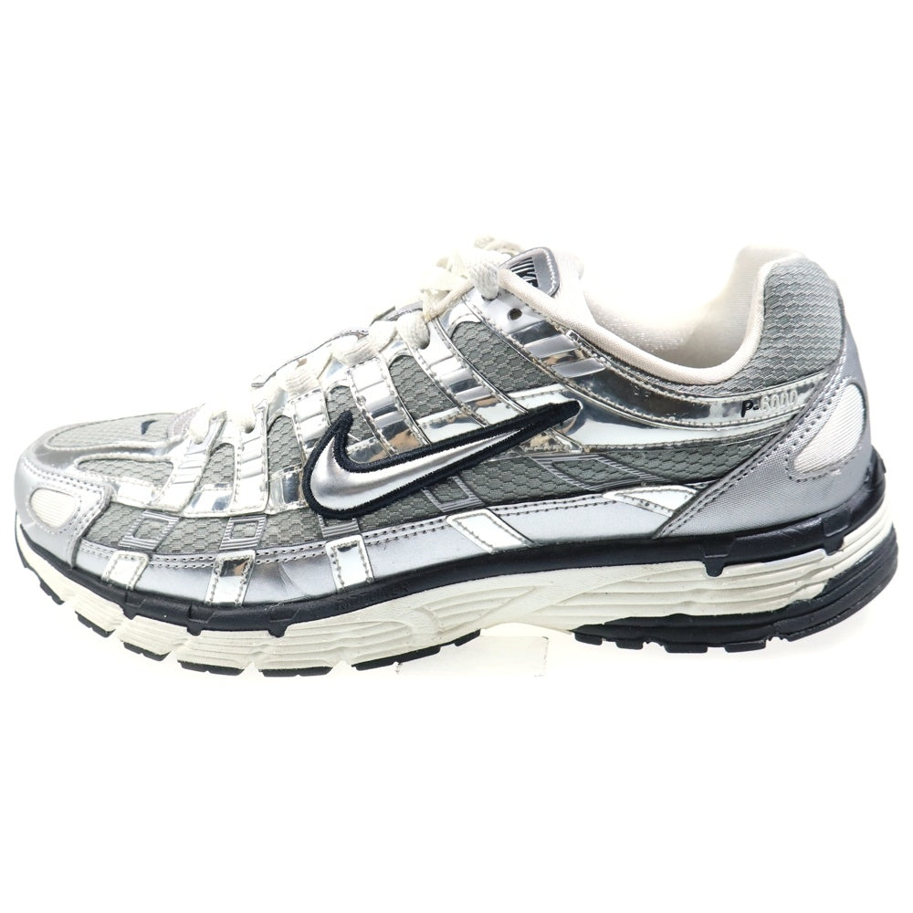 NIKE(ナイキ) P-6000 Metallic Silver メタリックシルバー ローカットスニーカー US9/27.0cm CN0149-001 シルバー