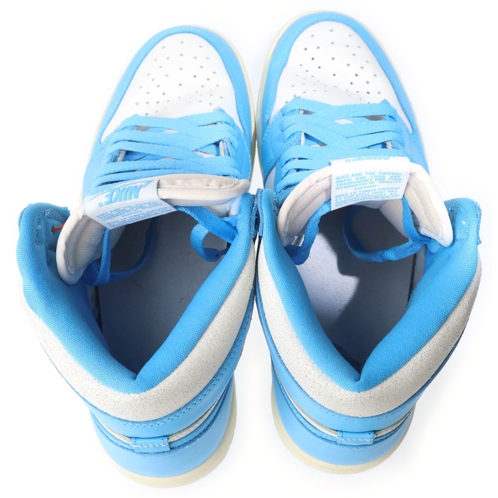 NIKE(ナイキ) AIR JORDAN 1 RETRO HIGH OG UNC REIMAGINED DZ5485-402 エアジョーダン1 レトロ リイマジンド ハイカットスニーカー US10/28.0cm ホワイト/ブルー