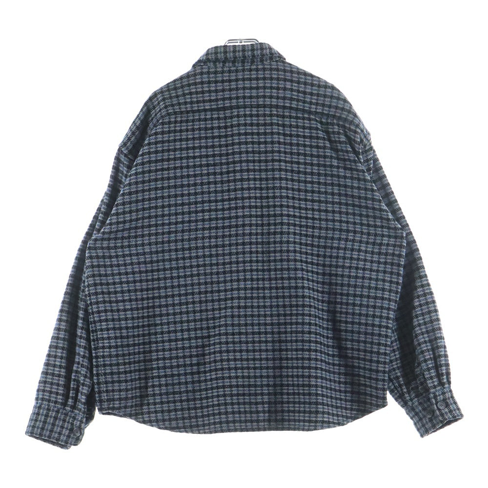 X-LARGE(エクストララージ) プレイド ロングスリーブシャツ チェック 長袖シャツ ポリエステル 101244014002 総柄