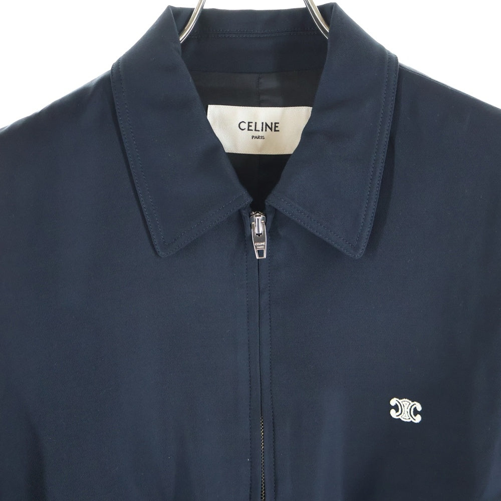 CELINE(セリーヌ) 24AW トリオンフ ジップアップ クラシックジャケット ネイビー 2W47B585X.07MR