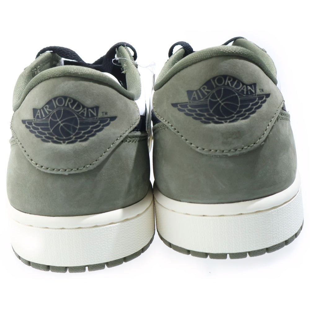 NIKE(ナイキ) AIR JORDAN 1 LOW OG HQ6998-200 エアジョーダン1 ミディアムオリーブ アンド サミットホワイト ローカットスニーカー US12/30.0cm オリーブ