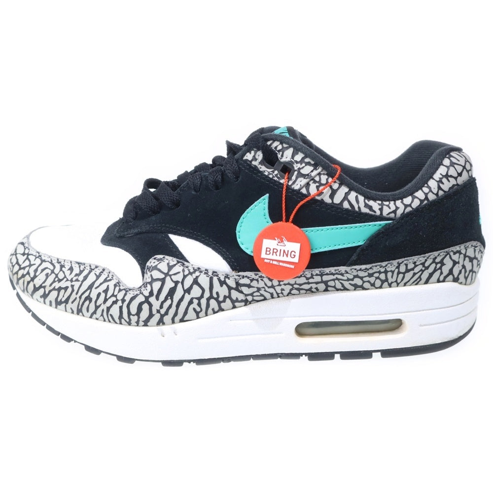 NIKE(ナイキ) ×ATMOS AIR MAX 1 PREMIUM RETRO ELEPHANT 908366-001 アトモス エアマックス1 ローカットスニーカー US9.5/27.5cm グレー/ブルー