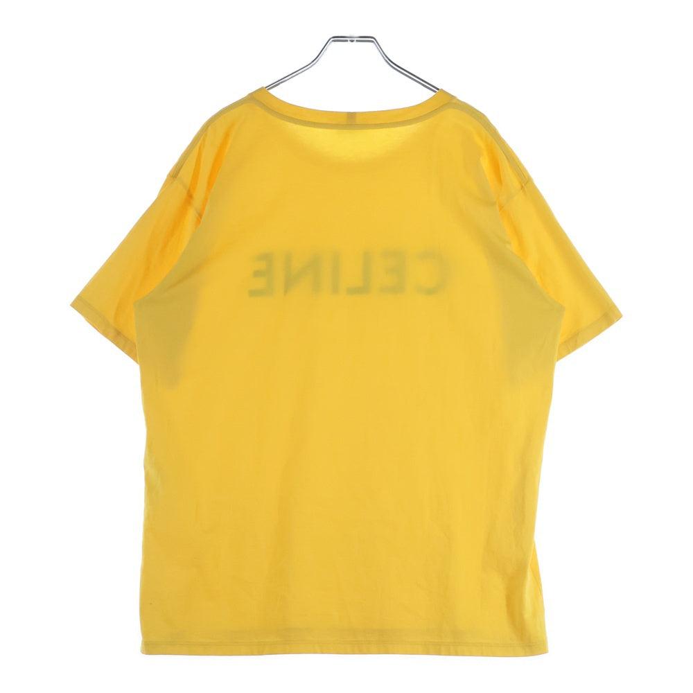 CELINE(セリーヌ) 22AW ルーズフィットロゴプリント半袖Tシャツ 2X681671Q イエロー