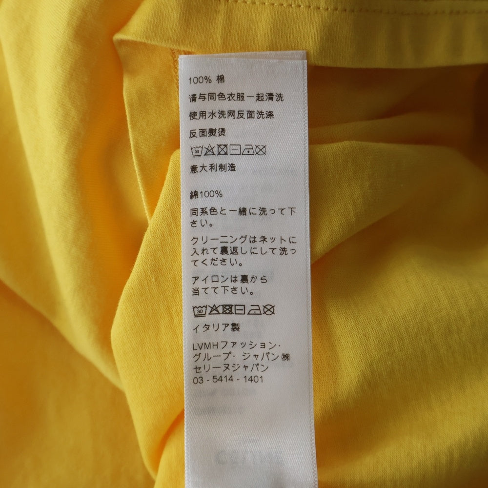 CELINE(セリーヌ) 22AW ルーズフィットロゴプリント半袖Tシャツ 2X681671Q イエロー