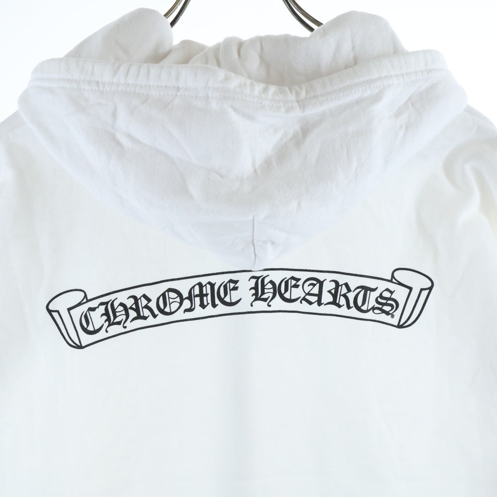 CHROME HEARTS(クロムハーツ) SWTSHRT HD ZIP バックスクロールラベル