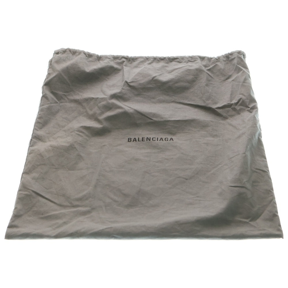 BALENCIAGA(バレンシアガ) NAVY CLIP M 420407 キャンバス生地 クラッチバッグ ホワイト/ネイビー