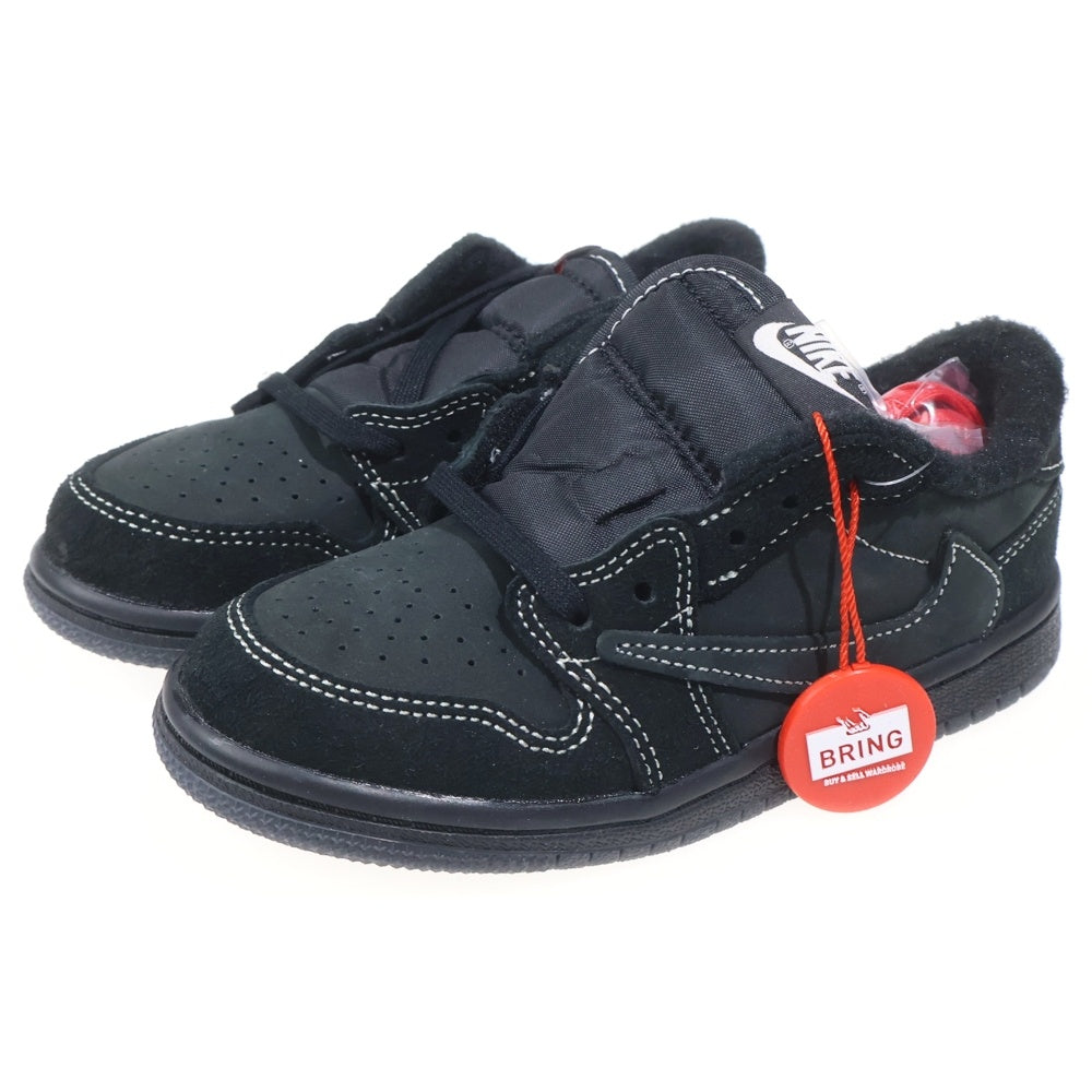 NIKE(ナイキ) ×TRAVIS SCOTT TD AIR JORDAN 1 LOW BLACK PHANTOM DO5441-001 ブラックファントム ローカットスニーカー ブラック 10cm