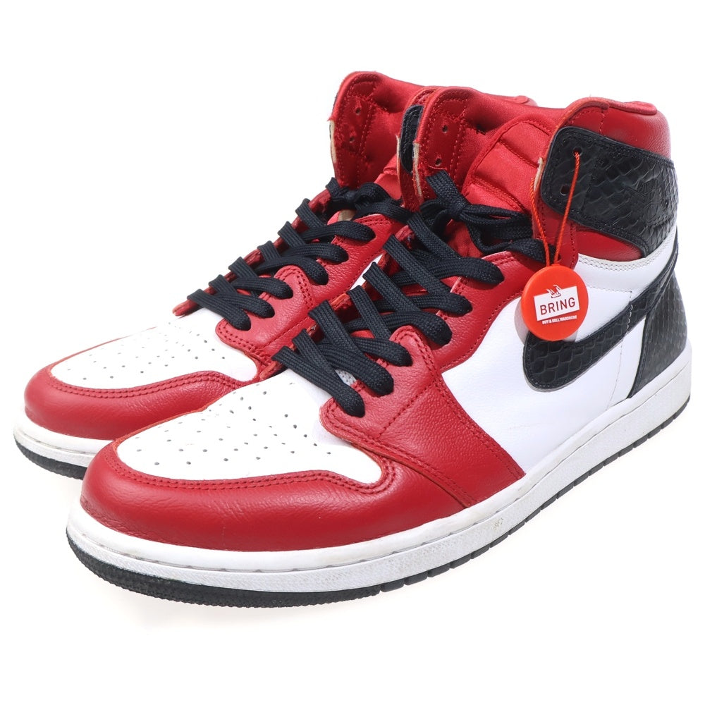 NIKE(ナイキ) WMNS AIR JORDAN 1 HIGH OG SATIN RED CD0461-601 ウィメンズ エアジョーダン1 ハイカットスニーカー サテンレッド US12/29.0cm レディース