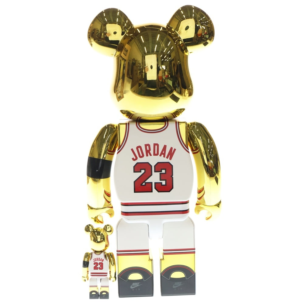 BE@RBRICK(ベアブリック) Michael Jordan 1991 WORLD CHAMPION 100% & 400% マイケルジョーダン 1991 ワールドチャンピオン ゴールド