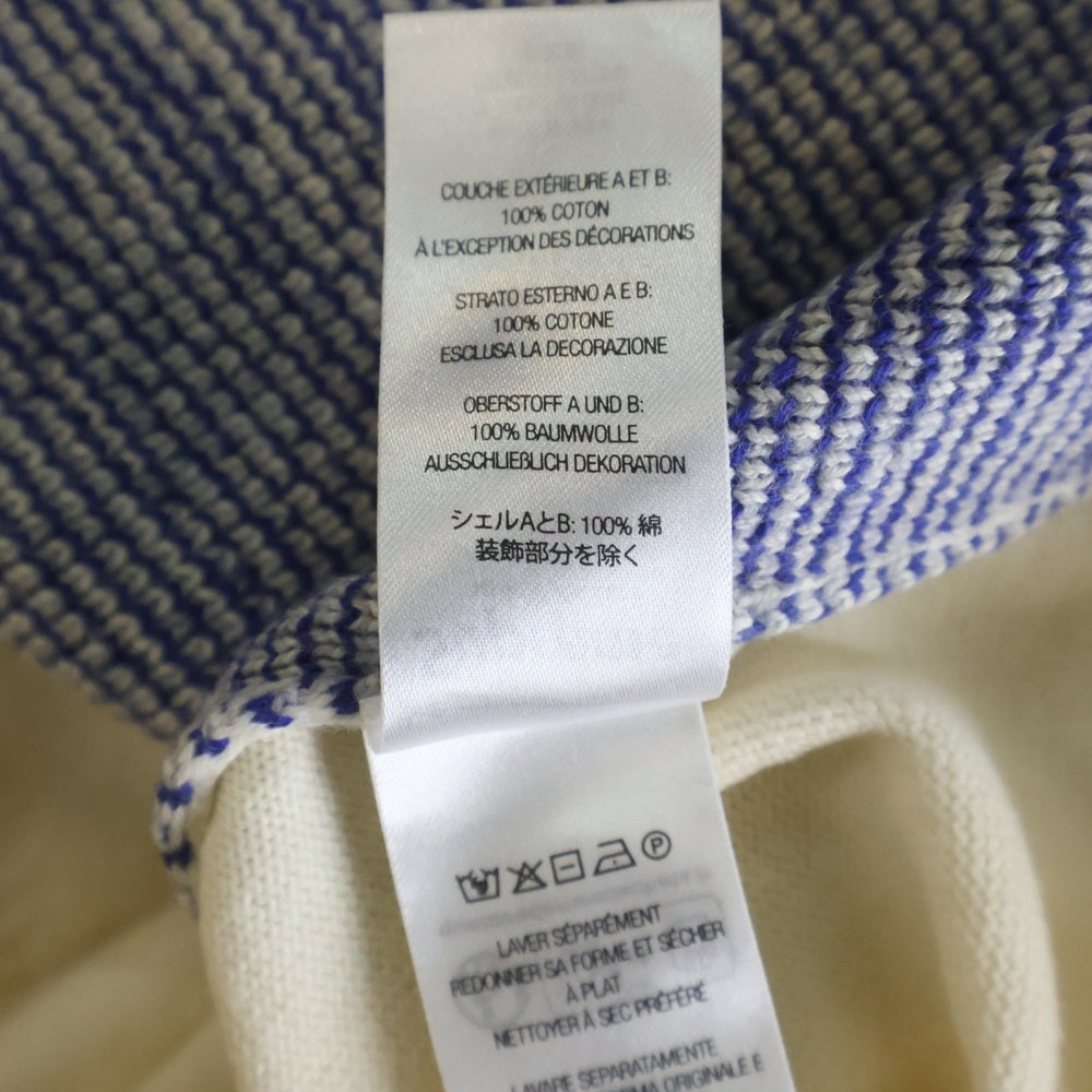 SUPREME(シュプリーム) 24SS Plaid Knit S/S Polo プレイドショートスリーブ半袖ニットポロシャツ ホワイト/ブルー