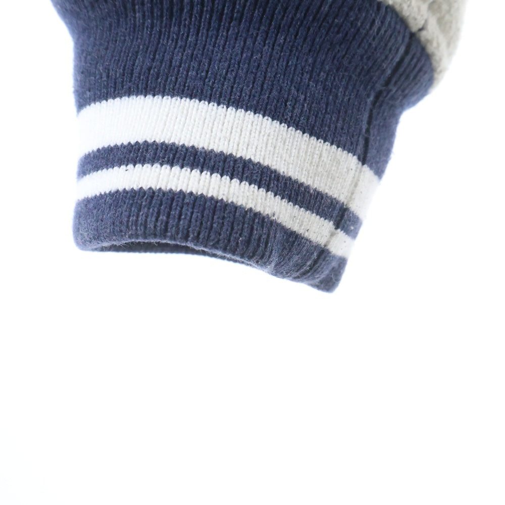 KITH(キス) ×MLB for New York Yankees Wool Bomber Jacket MLB ニューヨークヤンキース ウールボンバージャケット スタジアムジャケット クリーム