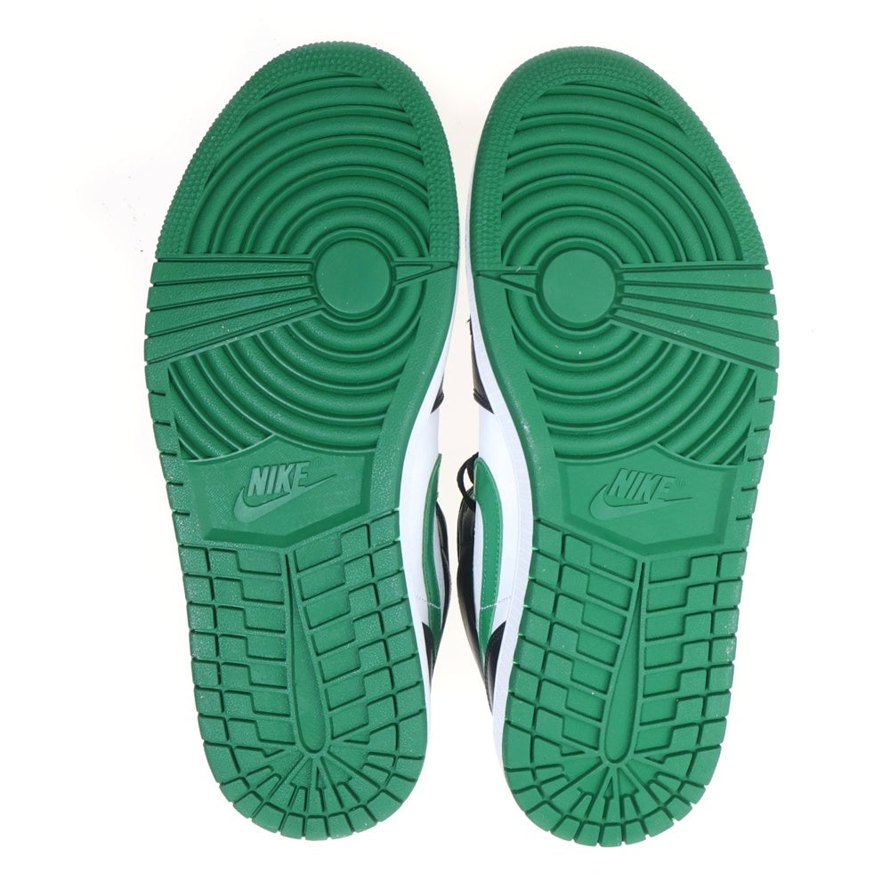 NIKE(ナイキ) AIR JORDAN 1 MID PINE GREEN エアジョーダン 1 554724-067 ミッド パイングリーン ミッドカットスニーカー US8.5/26.5cm ホワイト/ブラック/グリーン