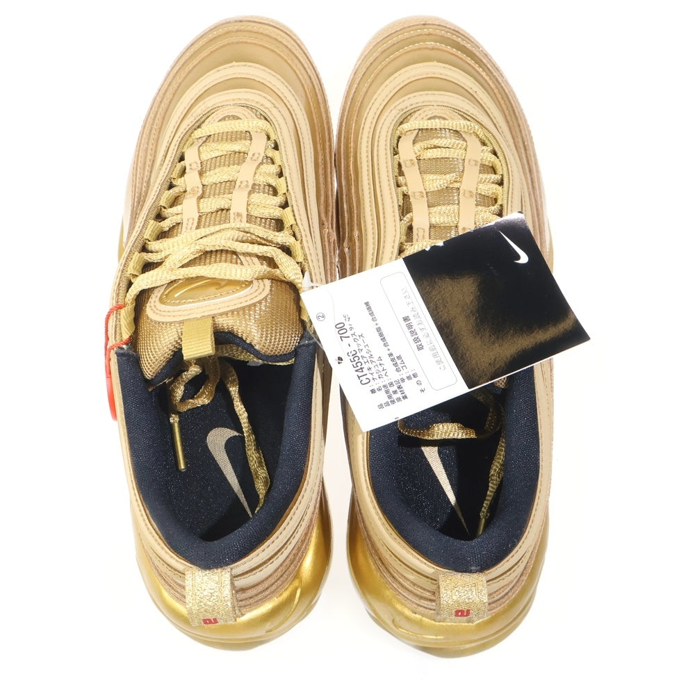 NIKE(ナイキ) AIR MAX 97 QS GOLD MEDAL CT4556-700 エアマックス97 QS ゴールドメダル ローカットスニーカー US8.5/26.5cm ゴールド