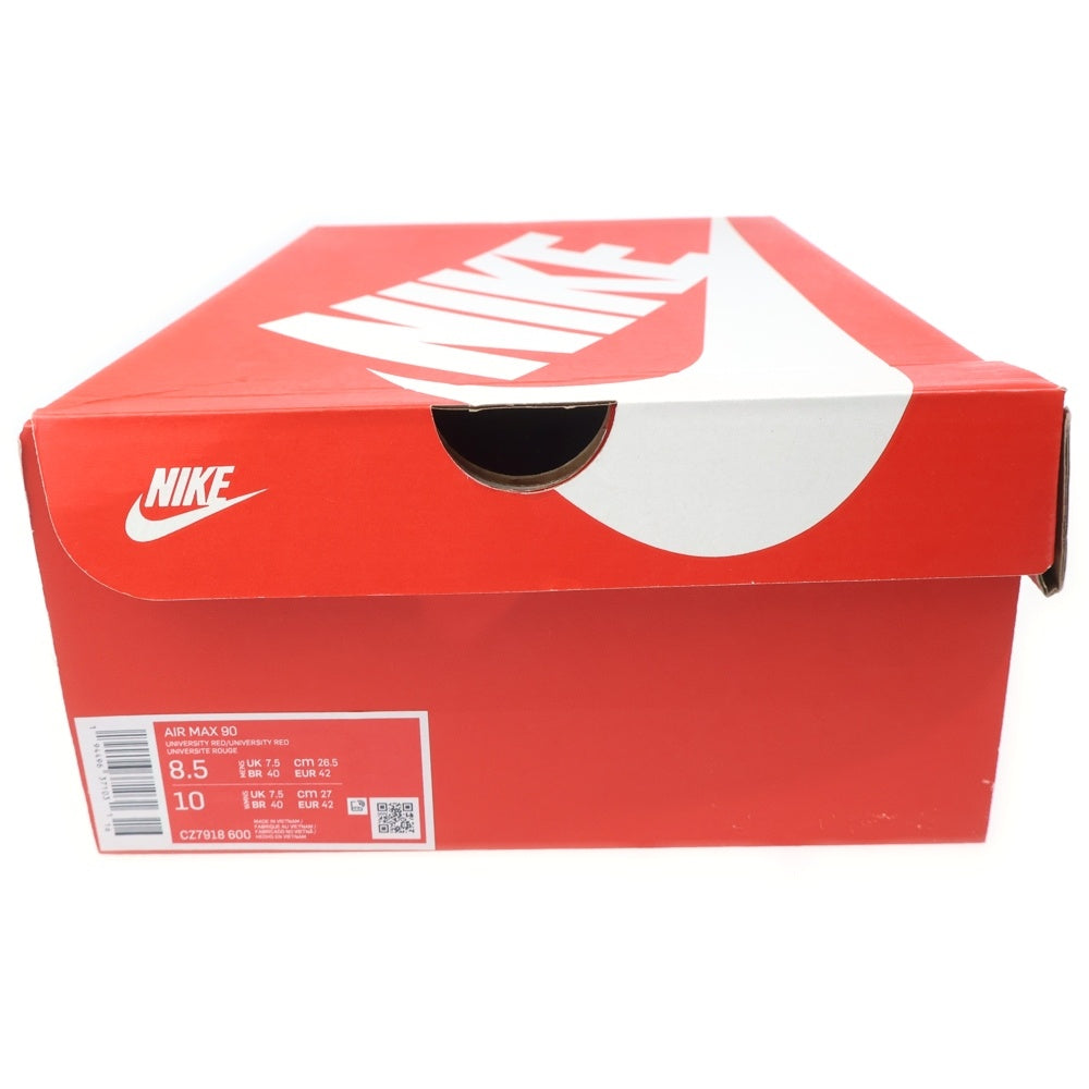 NIKE(ナイキ) AIR MAX90 エアマックス90 CZ7918-600 ローカットスニーカー US8.5/26.5cm レッド