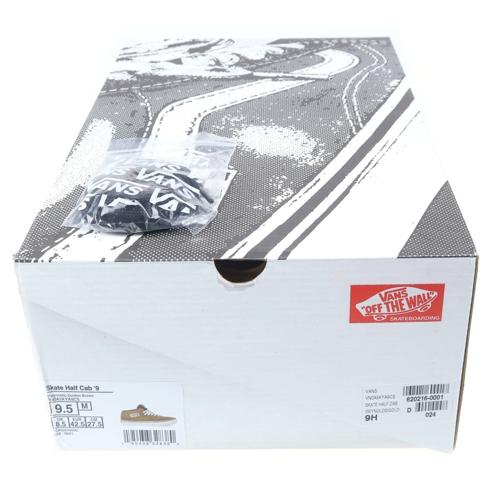 VANS(ヴァンズ) ×Andrew Reynolds Skate Half Cab VN0A5KYA9CS アンドリュー レイノルズ スケート ハーフ キャブ ローカットスニーカー US9.5/27.5cm ブラウン