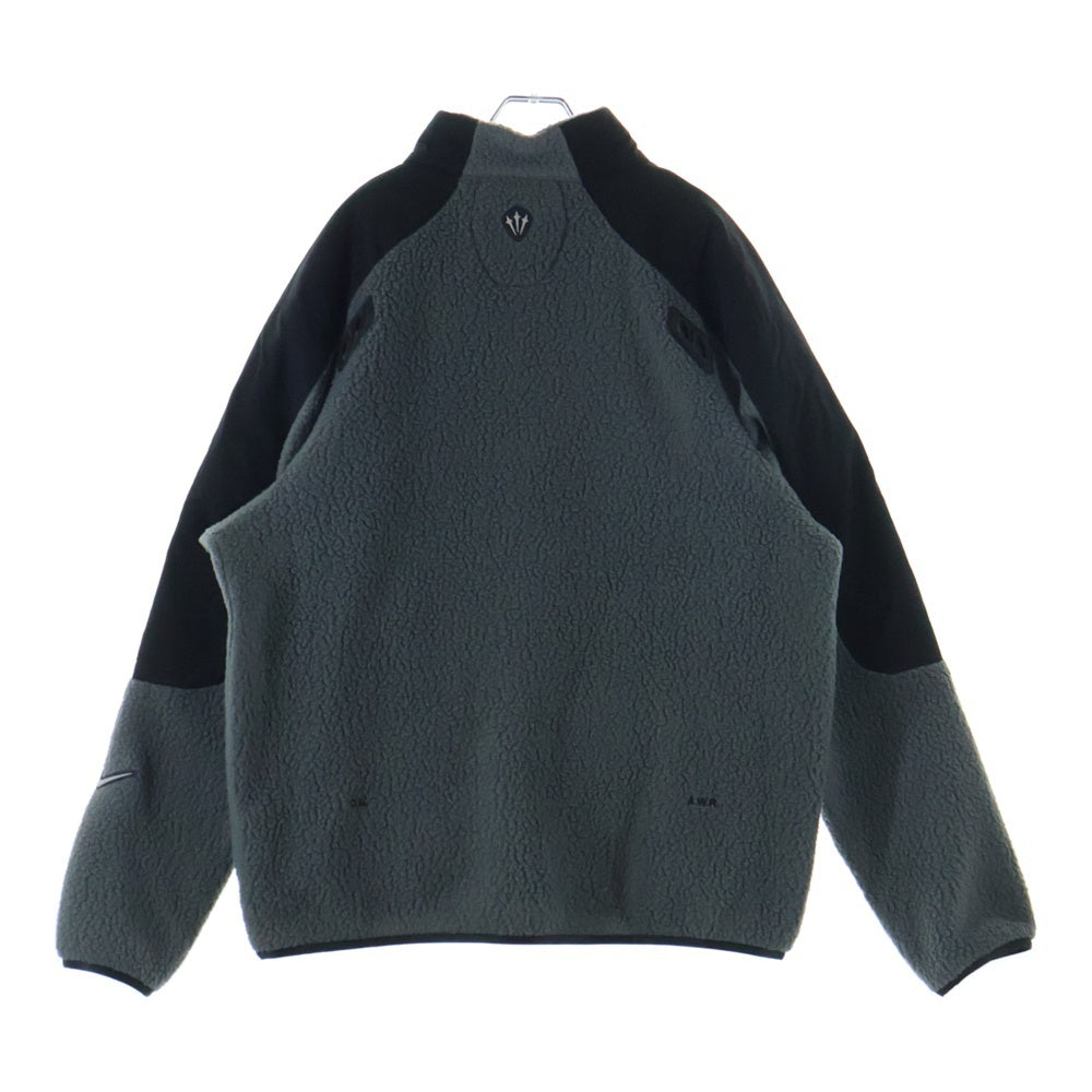 NIKE(ナイキ) ×NOCTA NRG TB DV3635-068 裏起毛 ジップアップ フリースジャケット グレー