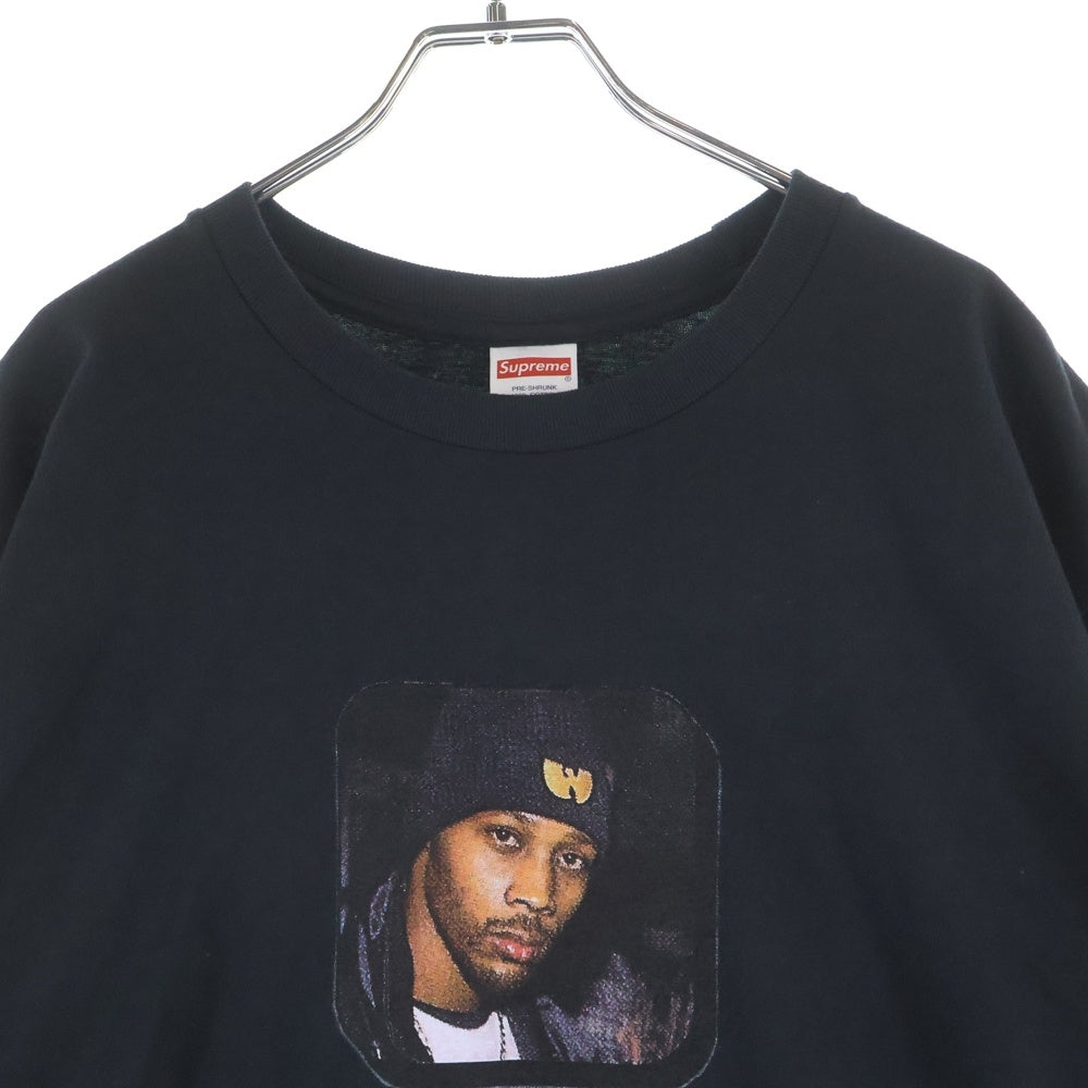 SUPREME(シュプリーム) 25AW Wu-Tang RZA TEE ラザプリント コットン クルーネック半袖Tシャツ ブラック