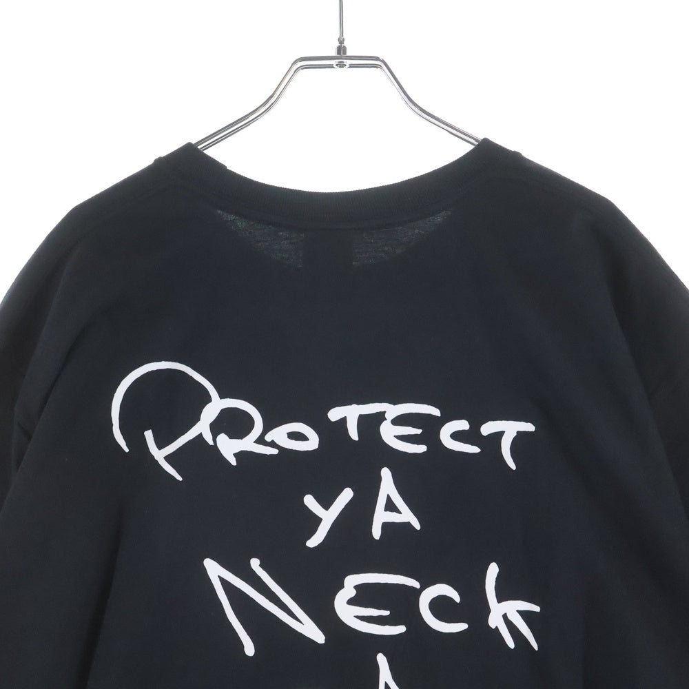 SUPREME(シュプリーム) 25AW Wu-Tang RZA TEE ラザプリント コットン クルーネック半袖Tシャツ ブラック