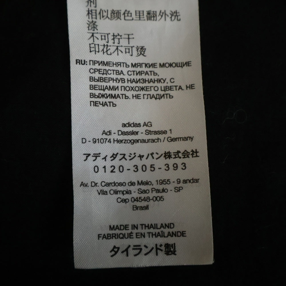 Y-3(ワイスリー) ×Yohji Yamamoto GRAPHIC LOGO LONG SLEEVE グラフィックロゴカットソー 長袖シャツ H44811 ブラック