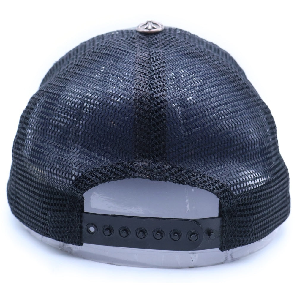 CHROME HEARTS(クロムハーツ) TRUCKER CAP メッシュトラッカーキャップ クロスボール付帽子 ブラック