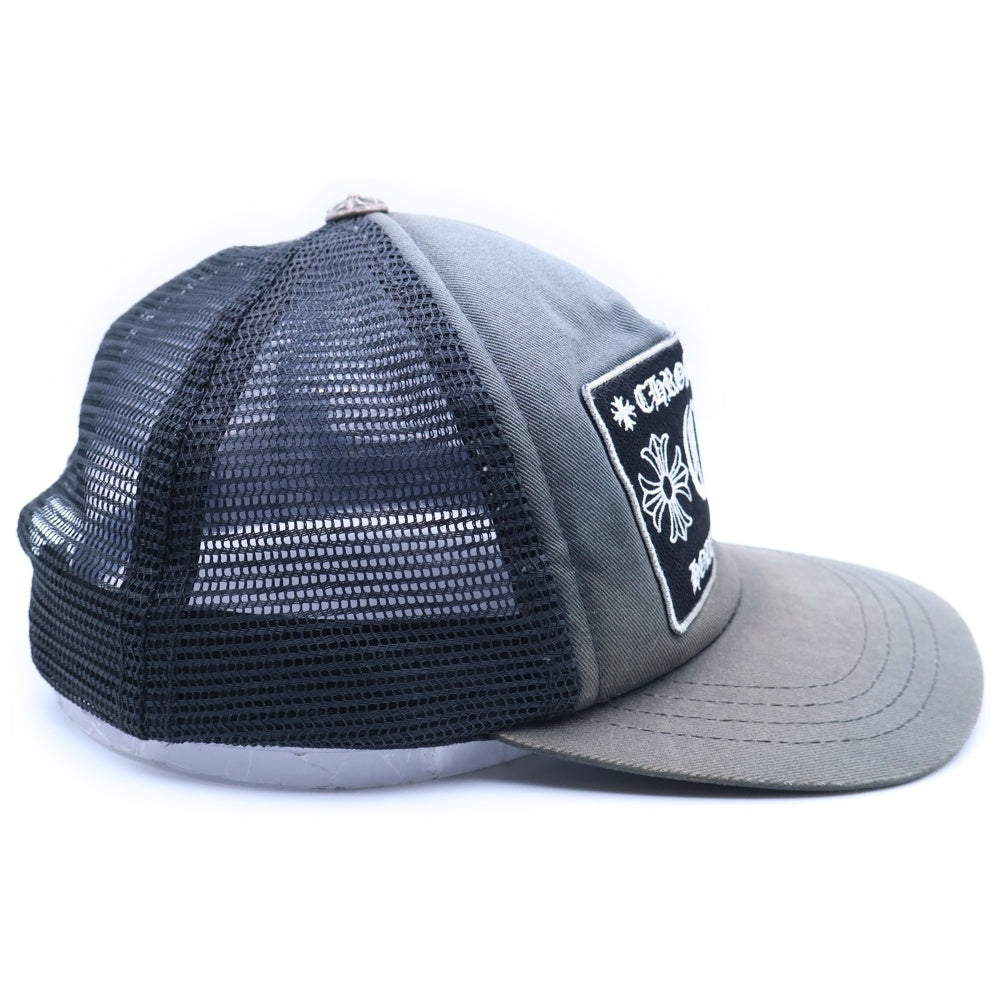 CHROME HEARTS(クロムハーツ) TRUCKER CAP メッシュトラッカーキャップ クロスボール付帽子 ブラック