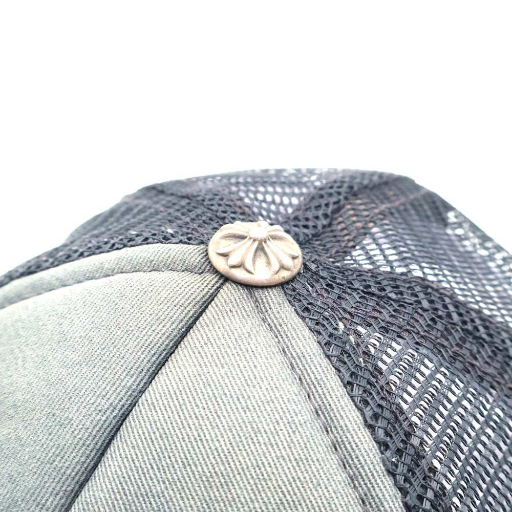 CHROME HEARTS(クロムハーツ) TRUCKER CAP メッシュトラッカーキャップ クロスボール付帽子 ブラック