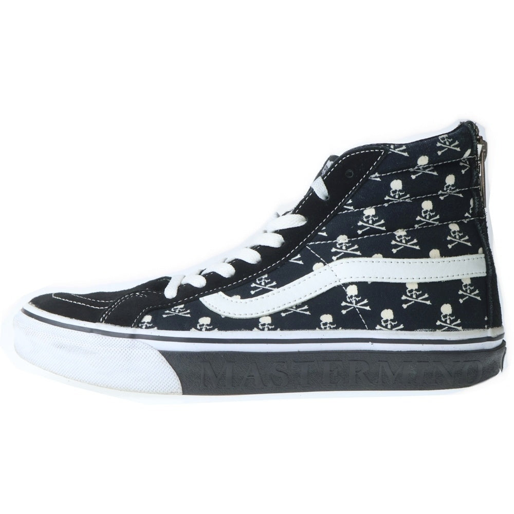 VANS(ヴァンズ) ×mastermind Sk8-Hi マスターマインド スケートハイ ハイカットスニーカー US8.5/26.5cm 581486-0001 ブラック