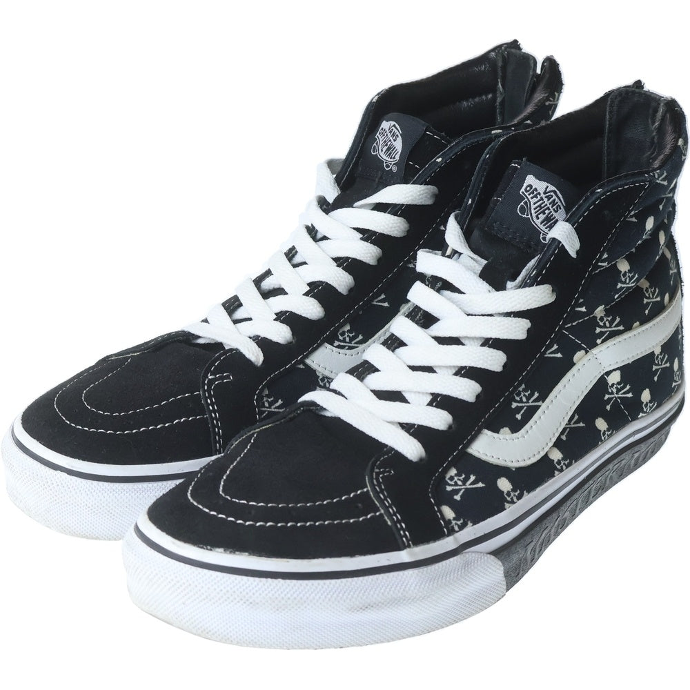 VANS(ヴァンズ) ×mastermind Sk8-Hi マスターマインド スケートハイ ハイカットスニーカー US8.5/26.5cm 581486-0001 ブラック