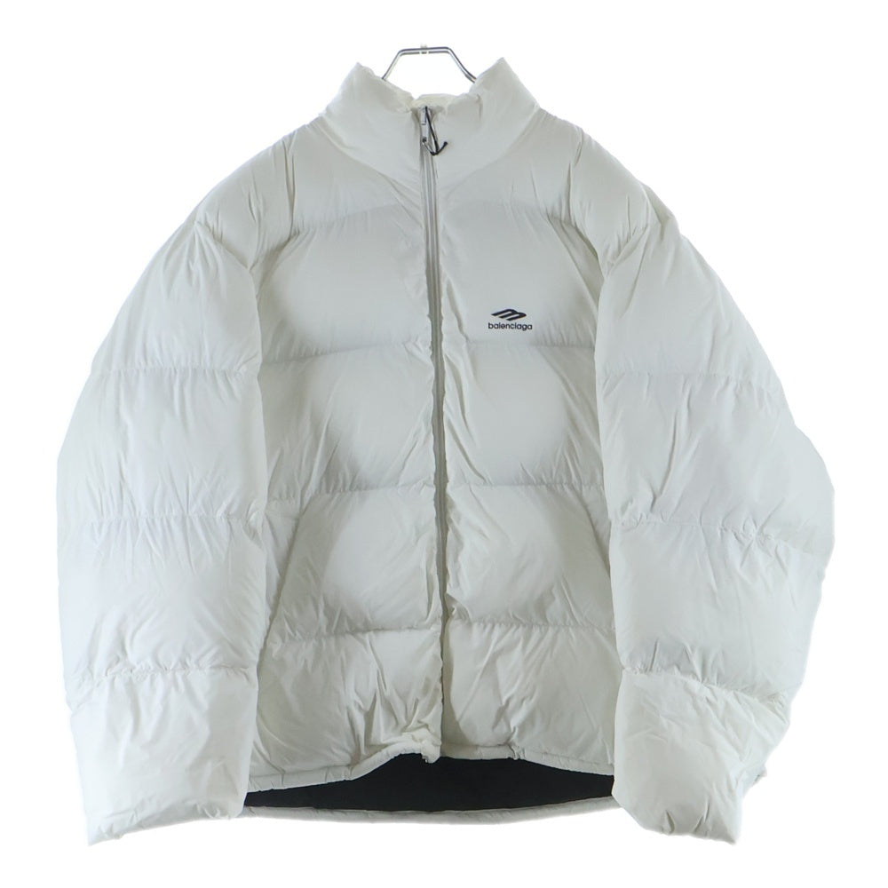 BALENCIAGA(バレンシアガ) SPORTS ICON PUFFER スポーツアイコン 中綿パファーブルゾン ダウンジャケット 773986 TPO39 3B ホワイト