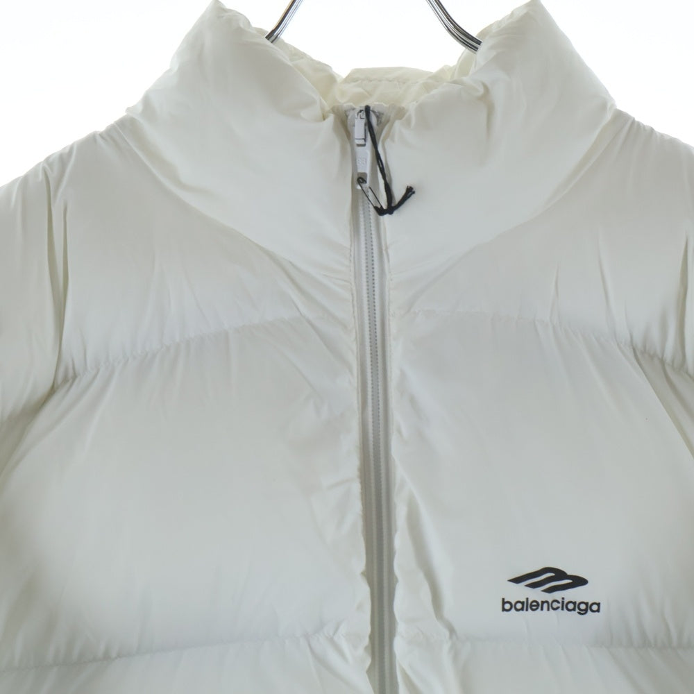 BALENCIAGA(バレンシアガ) SPORTS ICON PUFFER スポーツアイコン 中綿パファーブルゾン ダウンジャケット 773986 TPO39 3B ホワイト